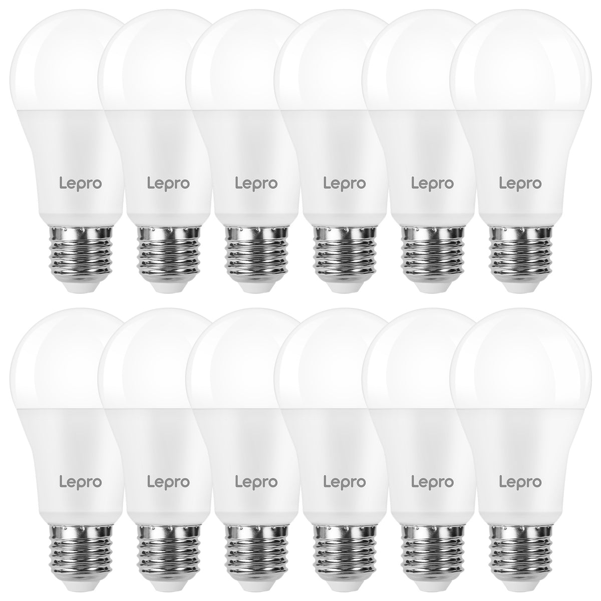 Lepro E27 Screw Bulbs 100W Equivalent, Cool White 6500K, 13W 1520lm Super Bright E27 LED Bulbs, GLS Energy Saving Edison Lightbulb, Non-dimmable, Pack of 6