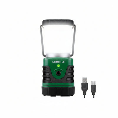 LE Camping Light Rechargeable, 1000 Lumen Camping Lantern, Dimmable 4 Modes Camping Tent Lights with 4400mAh Power Bank, Camping Accessories, Rechargeable Lantern for Outdoors, Power Cuts and More