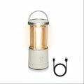 Lepro White Camping Lantern, 2000 Lumen Camping Light Reachargeable or AA Battery Powered, Dimmable 5 Modes, Warm White & Cool Light, Rechargeable Lantern for Power Cuts, Tents, Fishing, Storm, Emergency