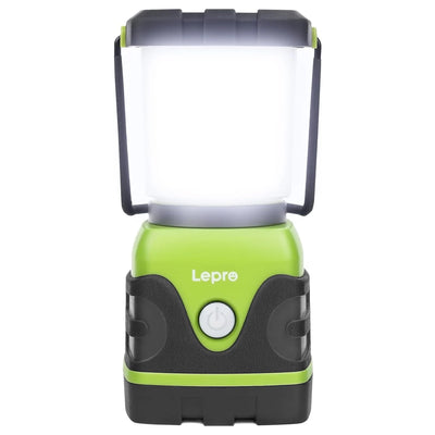 Lepro Battery Camping Lantern, 1500 Lumen Camping Light Battery Powered, Dimmable Warm White and Cool White Modes, Battery Lantern for Power Cuts, Emergency Lighting, Suit for Hiking, Fishing, Tents