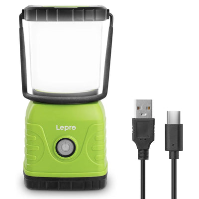 Lepro Camping Light Rechargeable, 1300 Lumen Camping Lantern for Tents, Dimmable 4 Modes, Tent Lights with 3600mAh Power Bank, Camping Accessories, Rechargeable Lantern for Outdoors, Emergency