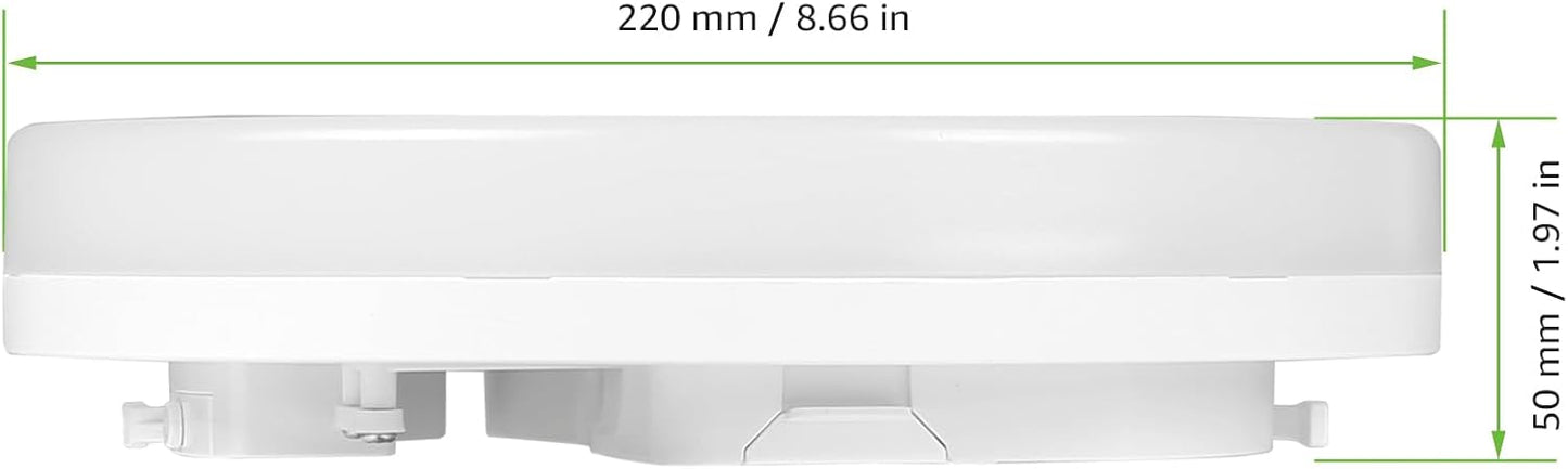Lepro Bathroom Light, 15W 1500lm Ceiling Lights, 100W Equivalent, Waterproof IP54, Small, Dome, Modern, Flush Ceiling Light for Kitchen, Bulkhead, Toilet, Porch, Bedroom, Utility Room and More