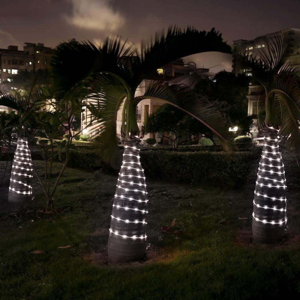 Lepro Outdoor Rope Lights Mains Powered, Connectable, 10m/33ft 240 LED Outdoor Lights Plug in, Bright Cool White, Low Voltage, Waterproof Thick Rope Lights for Garden, Tree, Pathway and More