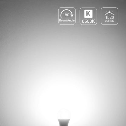 Lepro Bayonet Light Bulbs 100W Equivalent, Cool White 6500K, 13W 1520lm Super Bright Daylight B22 LED Bulbs, BC GLS Energy Saving, Non-dimmable, Pack of 6