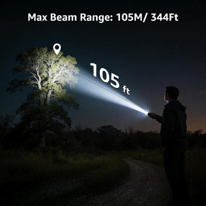 Lepro Small Torches Battery Powerd, 2 Pack EDC Torch with Aluminum Body, IPX4 Waterproof Perfect for Camping, Emergency, Dog Walking, Daily Carry and Outdoor Hiking (Batteries Included)