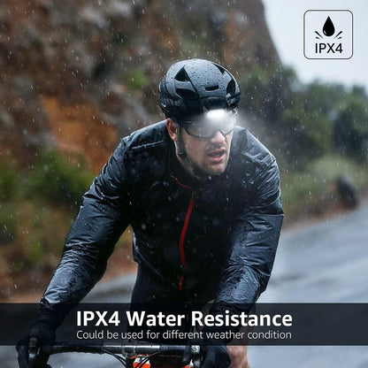 Lepro Head Torch, Super Bright LED Headlamp with 6 Lighting Modes, Waterproof, Battery Powered LED Lightweight Headlight for Cycling Running Camping for Kids Adults [Not Included Battery]