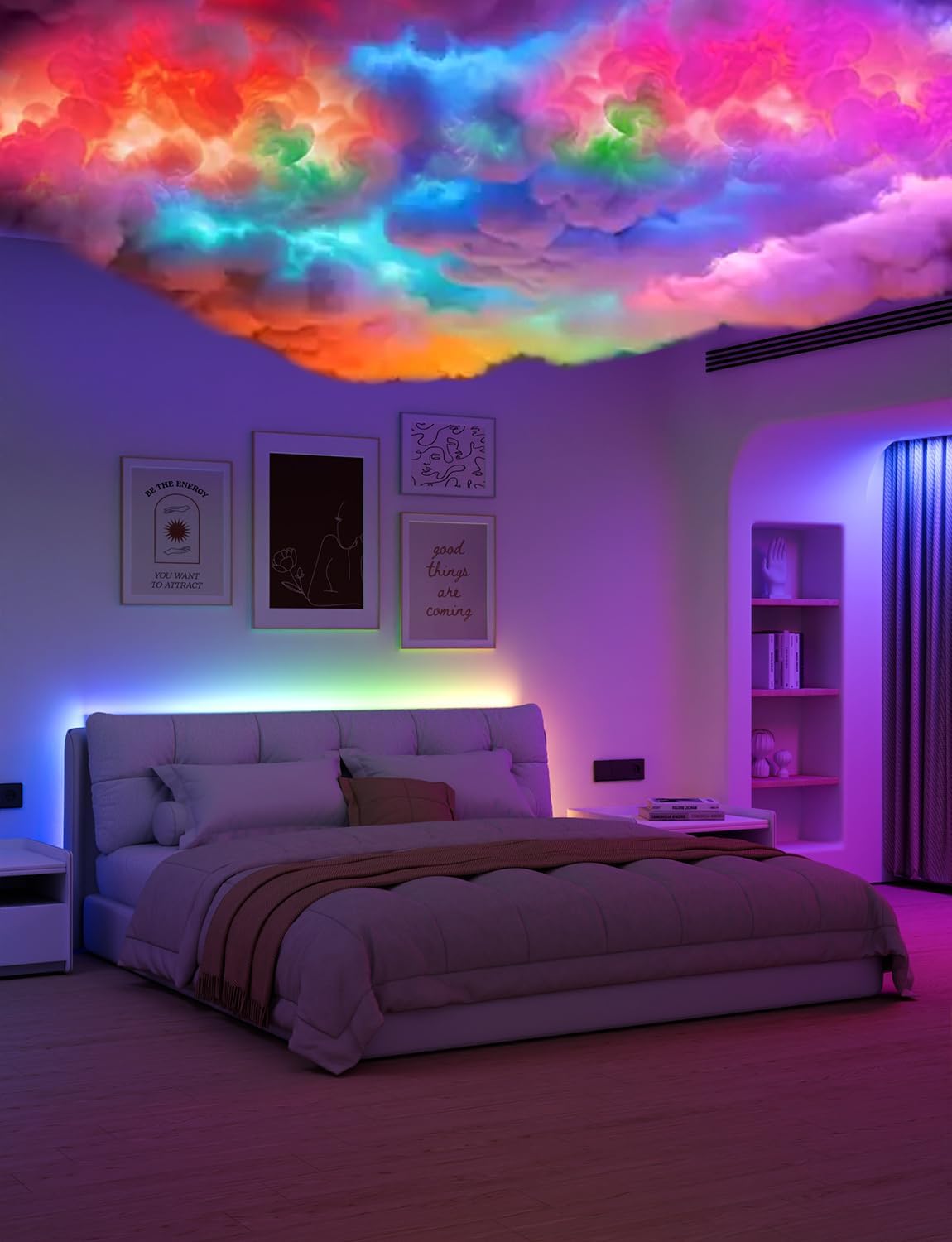 Lepro S2 AI Smart LED Strip Light 10M RGBW+IC, Works with Alexa, Google Assistant, Music Sync, 2400LM White Light, Personalized AI Lighting Designer, Zonal Colour Control LED Lights, App Voice Control