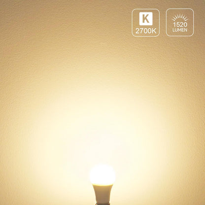 Lepro Bayonet Light Bulbs 100W Equivalent, Warm White 2700K, 13W 1520lm Super Bright LED Bayonet Bulb, B22 LED Bulbs, BC GLS Energy Saving Lightbulbs Bayonet, Non-dimmable, Pack of 12