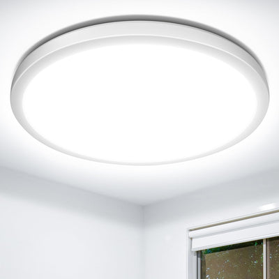 Lepro 24W 2400lm Ultra-Thin LED Bathroom Ceiling Light (5000K Daylight White, ?29.3cm)