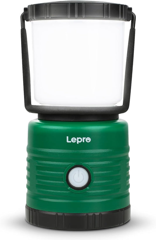 Lepro Battery Camping Lantern, 1100 Lumen Camping Light Battery Powered, Dimmable Warm White and Daylight Modes, Battery Lantern for Power Cuts, Emergency Lighting, Fishing, Hiking, Storm and More