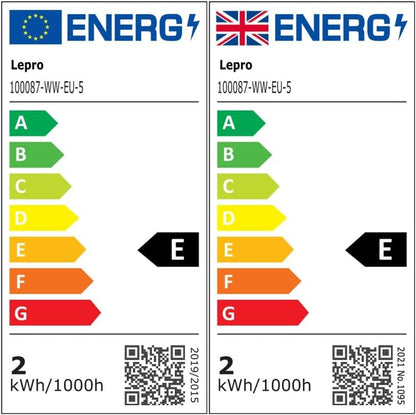 Lepro E27 Screw Bulb, Warm White 2700K E27 LED Light Bulbs, 2.5W (25W Equivalent) Energy Saving, Non Dimmable G45 Golf Ball LED Edison Bulb, 250 Lumen, Pack of 5