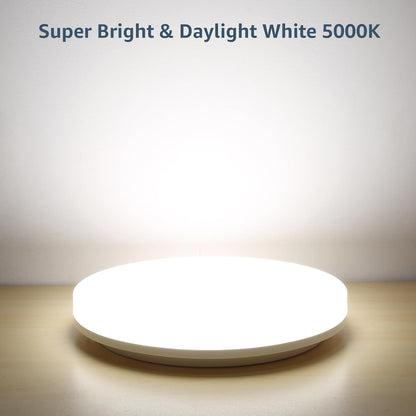 Lepro Bathroom Light, 15W 1500lm Ceiling Lights, 100W Equivalent, Waterproof IP54, Small, Dome, Modern, Flush Ceiling Light for Kitchen, Bulkhead, Toilet, Porch, Bedroom, Utility Room and More