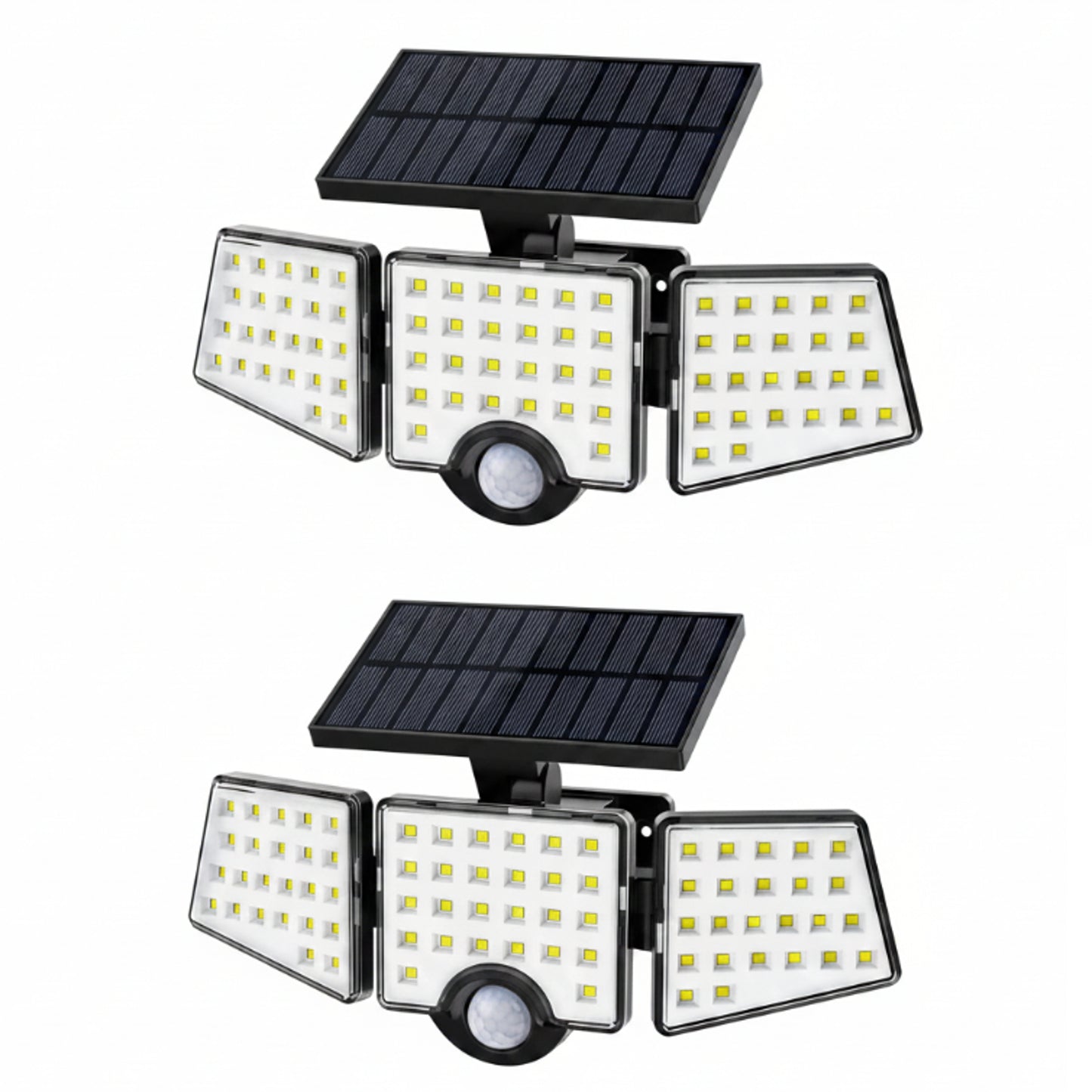 Lepro Solar Security Lights, 1200LM Solar Floodlights Motion Sensor with 360 Degree 3 Adjustable Heads, IP65 Waterproof, Wide Lighting Angle Solar Lights Outdoor for Yard Garage Pathway