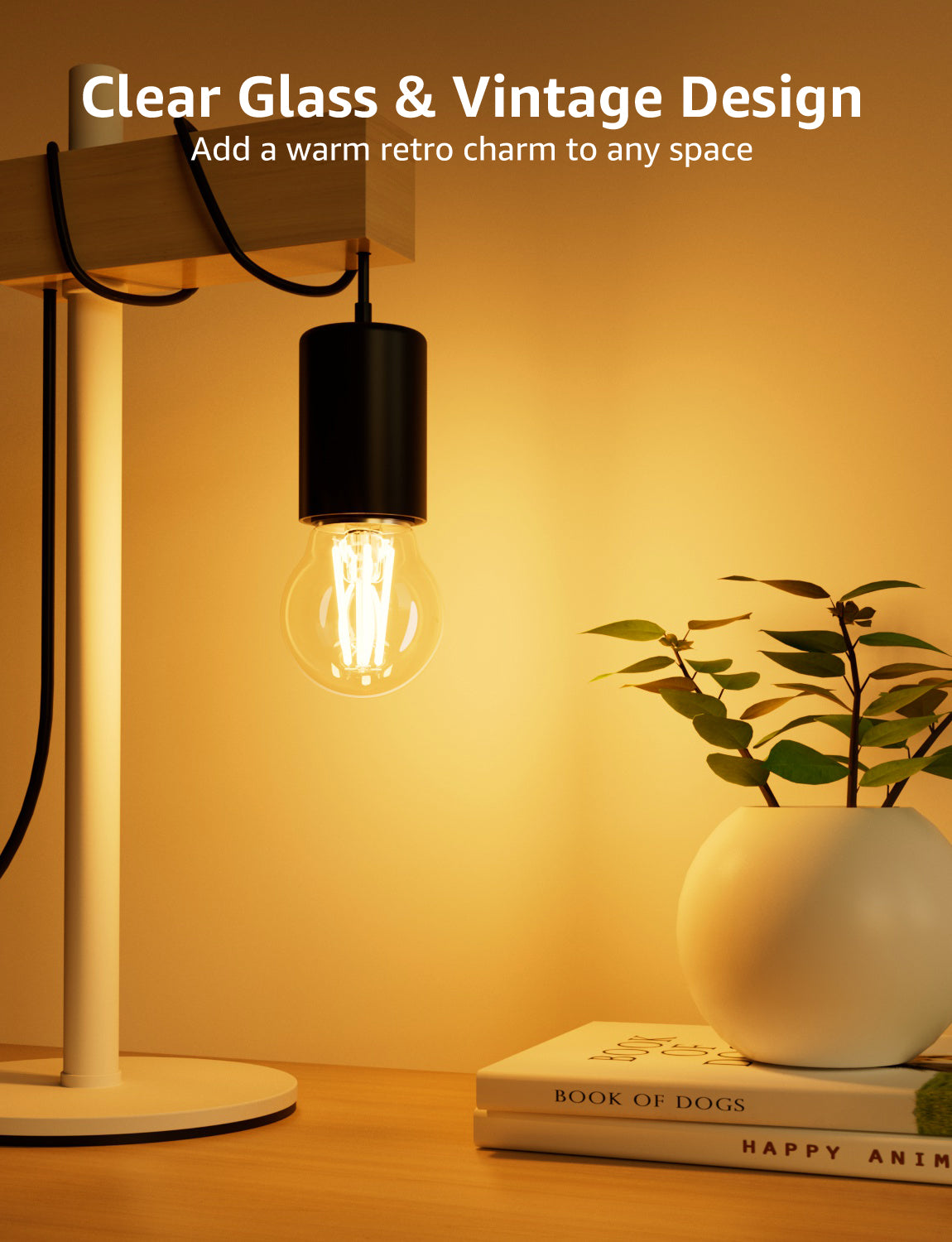 Lepro E14 LED Light Bulb A-Rated, Warm White 2700K, Ultra-efficient E14 Golf Ball Bulb P45 G45, 2.2W = 40W, 470lm, 50000H Lifespan, Small Edison Screw SES, Clear Filament, Vintage Glass[Energy Class A]
