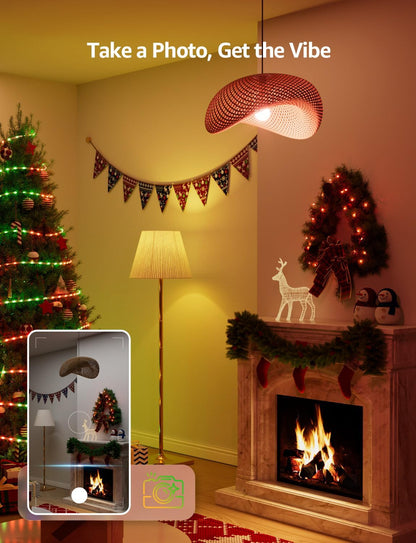 Lepro B22 AI Smart Bulb, 1521LM Smart Light Bulb, 12W, Schedule & Timer, Energy Saving, 16 Million Colors, Work with Alexa & Google Assistant, Personalized AI Lighting Designer, 2 Packs