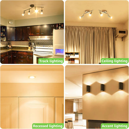 Lepro GU10 LED Bulbs, Warm White 2700K LED Light Bulbs, 35W Halogen Spotlight Equivalent, 3W Energy Saving GU10 Bulbs, 250lm, 100° Beam Angle, Non Dimmable, AC 220-240V, Pack of 5