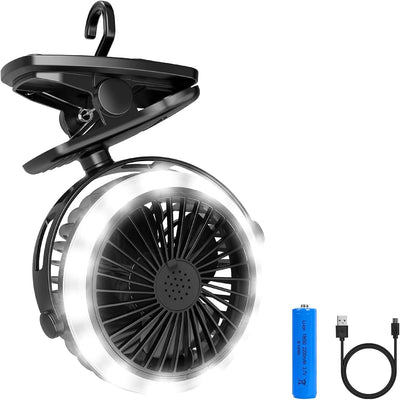 Rechargeable Camping Light with Fan