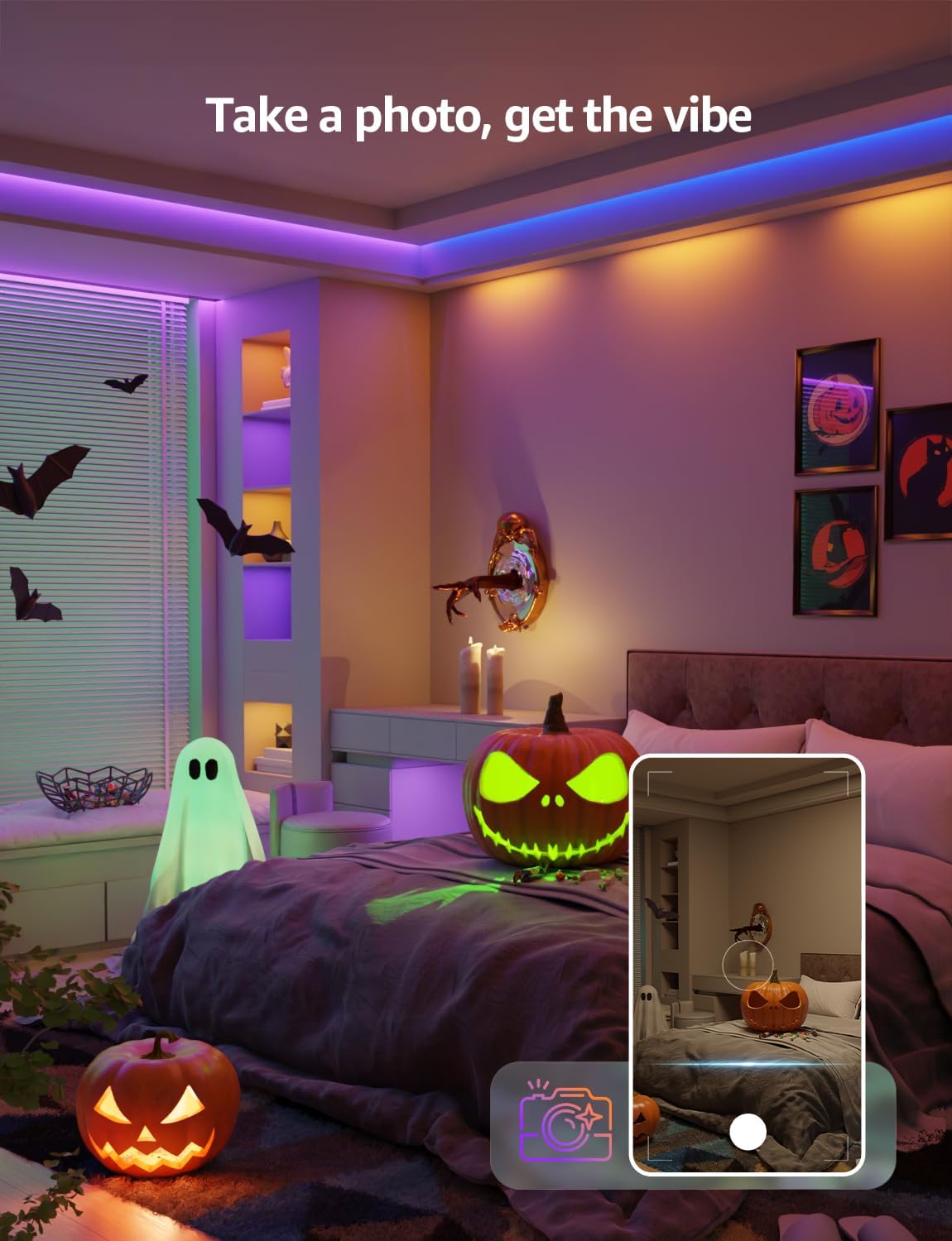 Lepro SE1 AI Smart RGB LED Strip Lights 10M, Voice & App Control, Works with Alexa & Google Home, Music Sync, AI Lighting Design Assistant, Colour Changing LED Light for Bedroom, 2.4G WiFi, No Remote