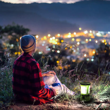 LE 3 in 1 Camping Lantern with 2 Detachable Torches, 600 Lumen, Camping Light Rechargeable or Battery Powered, Outdoor Camping Accessories for Tent, Caravan, Emergency, Fishing, Power Cuts and More