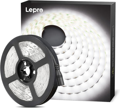 Lepro 5M Cool White LED Strip Light (6000K, 2300lm, Bare Strip)