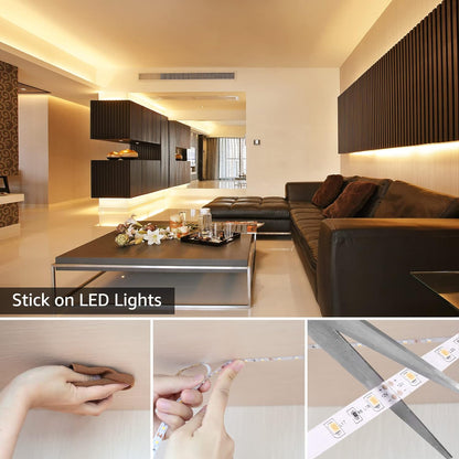 Lepro Warm White LED Strip Lights 10M (2x5M), 2x2300lm, 3000K Flexible Lightstrip for Kitchen, Cabinet, Mirror, Door and More (12V Power Supply Required)