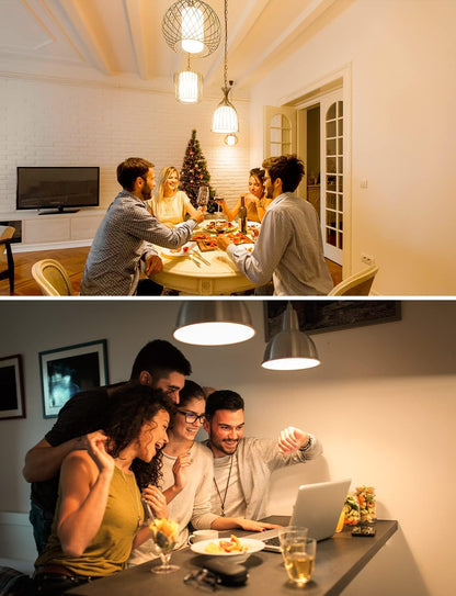 Lepro E27 Screw Bulbs 100W Equivalent, Warm White 2700K E27 LED Bulb, 13W 1520LM Edison Screw LED Light Bulb Super Bright, Energy Saving Light Bulbs, Non Dimmable, Pack of 12