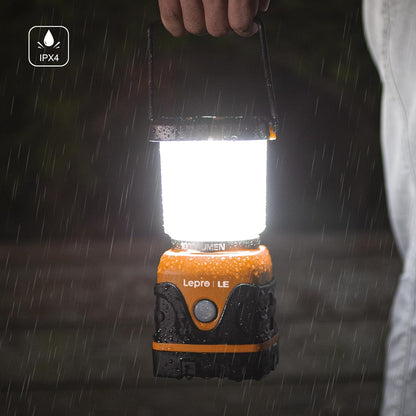 Lepro Camping Lantern, 1000 Lumen Camping Lights Battery Powered, Dimmable Warm White and Daylight Modes, Battery Lantern for Power Cuts, Emergency Lighting, Suit for Hiking, Fishing, Tents, etc.
